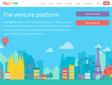 Tablet Screenshot of oneragtime.com